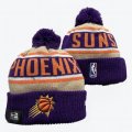 2024 Phoenix Suns purple beige orange NBA Sports Cuffed Knit Hats