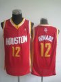 Houston Rockets HOWARD 12 nba red Jerseys