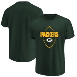 Green Bay Packers Majestic Maximized Crew Neck T-Shirt â€“ Green