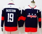 Women Adidas Washington Capitals Nicklas Backstrom #19 blue hockey Jersey