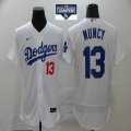 Nike Los Angeles Dodgers #13 Max Muncy white Flexbase Authentic Collection Jersey