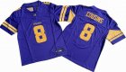 Minnesota Vikings 8# Kirk Cousins purple Nike Vapor F.U.S.E. Limited Jersey 0301