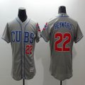 2016 Chicago Cubs #22 Jason Heyward gray Flexbase Authentic Collection Jersey