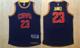 Cleveland Cavaliers LeBron James #23 blue nba basketball jerseys