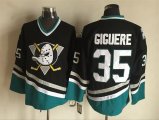 Anaheim Ducks #35 Jean-Sebastien Giguere black nhl hockey Jersey