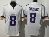 Youth Minnesota Vikings 8# Kirk Cousins white Nike Vapor F.U.S.E. Limited Jersey