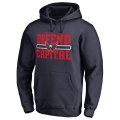 Men's Washington Capitals Fanatics Branded Navy Big & Tall Hometown Collection Defend Pullover Hoodie