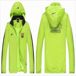 Barcelona Training All Weather Jacket fluorescent green