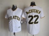 Pittsburgh Pirates #22 Andrew McCutchen White Majestic baseball Jerseys