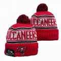 2024 Tampa Bay Buccaneers red white black NFL Sports Cuffed Knit Hats 01