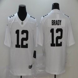 Nike Tampa Bay Buccaneers #12 Tom Brady white Color Rush Limited jersey