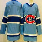 Adidas Montreal Canadiens blank skyblue hockey jersey