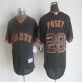 San Francisco Giants #28 Buster Posey black MLB baseball Jersey