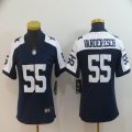 Women Dallas Cowboys #55 Leighton Vander Esch Nike blue white Color Rush Limited Jersey