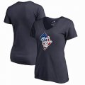 Women's Washington Nationals Fanatics Branded Navy 2018 Memorial Day Banner State Plus Size V-Neck T-Shirt