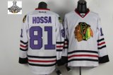 2013 Chicago Blackhawks #81 Marian Hossa white NHL jerseys