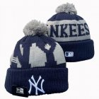 2024 New York Yankees blue gray MLB sports Cuffed Knit Hats