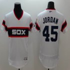 2016 Chicago White Sox 45# jordan white elite baseball jersey