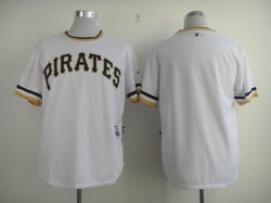 Pittsburgh Pirates blank throwback white mlb Jersey