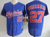 Montreal Expos #27 Vladimir Guerrero blue Throwback mlb jerseys