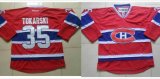 Montreal Canadiens 35# Dustin Tokarski Red Ice Hockey Jersey