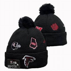 2024 Atlanta Falcons black NFL Sports Cuffed Knit Hats