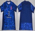 2024-2025 Atletico Madrid club thailand version blue soccer jerseys away