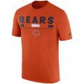 Chicago Bears Nike Sideline Legend Staff Performance T-Shirt - Orange