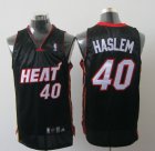 Miami Heat 40# HASLEM black nba cheap jerseys