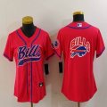 Youth Buffalo Bills red nike baseball jerseys Joint name-BD 02