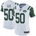 Women Nike New York Jets #50 Darron Lee White Color Rush Limited Jersey