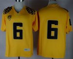 Oregon Ducks Charles Nelson 6 NCAA Limit Football Jersey - Yellow