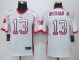 Youth NEW Nike New York Giants 13 Beckham jr Drift Fashion White Elite Jerseys