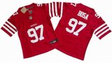 Women San Francisco 49ers 97# Nick Bosa Red Nike Vapor F.U.S.E. Limited Jersey