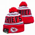 2024 Kansas City Chiefs red white black NFL Sports Cuffed Knit Hats