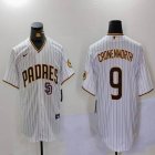 Nike San Diego Padres #9 Jake Cronenworth white MLB baseball jerseys-BD 02