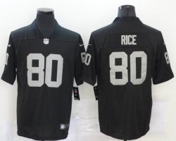 Oakland Raiders #80 Jerry Rice Nike black Color Rush Limited Jersey