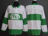 Adidas Toronto Maple Leafs White Green nhl hockey jersey-FH