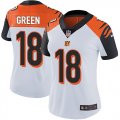 Women Nike Cincinnati Bengals A.J. Green #18 white Color Rush Limited Jersey