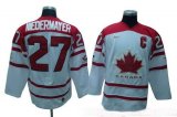 Team Canada #27 Scott Niedermaye White nhl Jersey