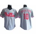 Philadelphia Phillies 10 DAULTON gray jerseys