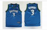 Adidas Minnesota Timberwolves #3 MARBURY blue nba jerseys