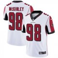 Nike Atlanta Falcons #98 McKinley white color Rush Limited Jersey