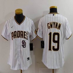 Youth Nike San Diego Padres #19 Tony Gwynn white MLB baseball jerseys-BD