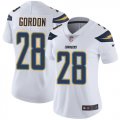 Women Chargers #28 Melvin Gordon Nike White Color Rush Limited Jersey