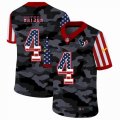 Custom Nike Houston Texans Deshaun Watson 2020 Nike Camo USA Salute to Service Limited Jersey-ZH