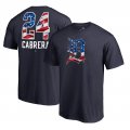 Men's Detroit Tigers Miguel Cabrera Fanatics Branded Navy 2018 Memorial Day Banner Wave Player T-Shirt