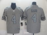 Nike Oakland Raiders #4 Derek Carr Hemp grey Nike Color Rush Limited Jersey