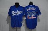 New Los Angeles Dodgers #22 Clayton Kershaw Blue Stitched Baseball Jerseys