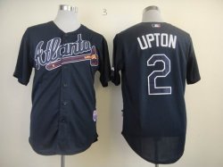 Atlanta Braves UPTON 2# Black MLB Jersey